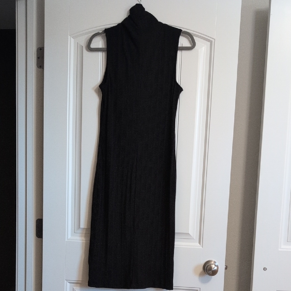 Nine West Black Sleeveless Midi Dress - Picture 6 of 6